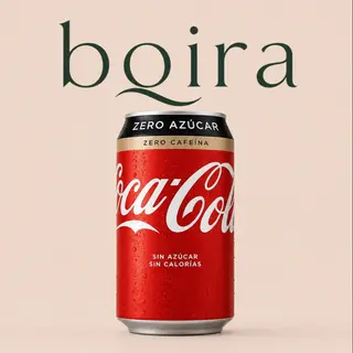 Coca-Cola Zero Zero lata 330ml.