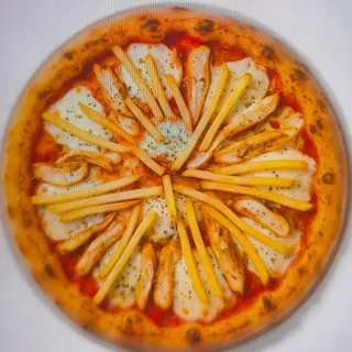 Pollo y patatas fritas