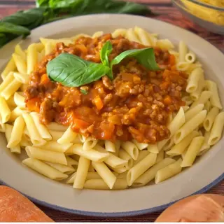 Macarrones boloñesa
