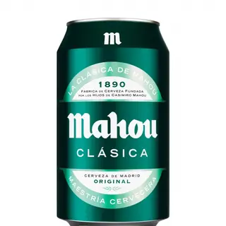 Cerveza Mahou verde