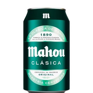 Cerveza Mahou verde