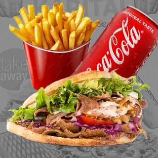 Menú 3 - Kebab en pan de pita