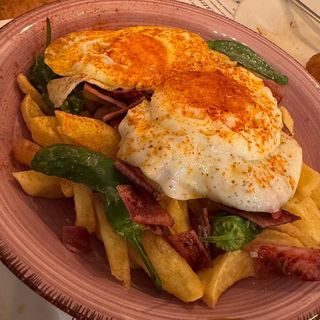 ROTOS CON BACON Y PADRON