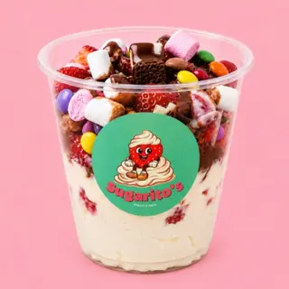 Fresas pequeñas con cobertura + 1 topping