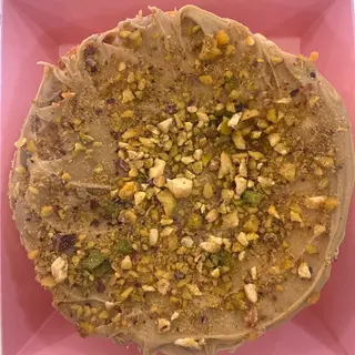 Tarta redonda pistacho