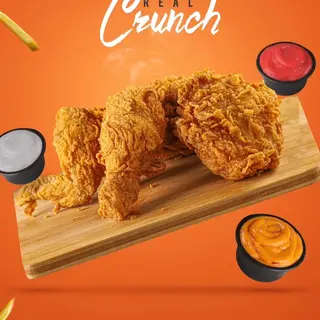 5 piezas de pollo rebozado