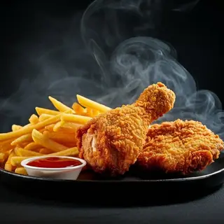 3 piezas pollo rebozado