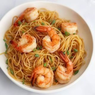 20 Fideo chino con gambas