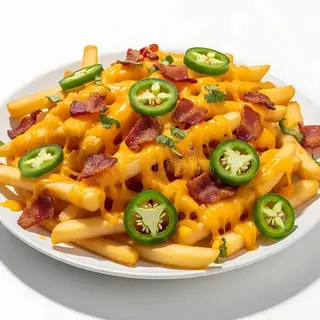 French Fries with Bacon and Jalapeno