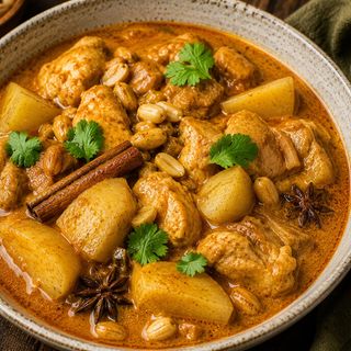Curry Massaman con Pollo