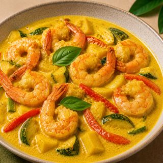 Curry Amarillo con Langostino