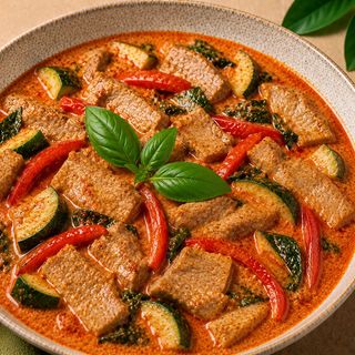 Curry Rojo con Cerdo