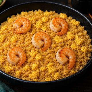 Egg Fried Rice with Langostinos