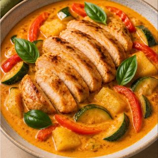 Curry Chu Chi con Cerdo