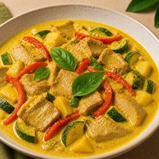 Curry Amarillo con Cerdo