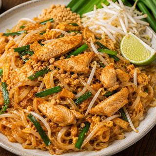 Pad Thai con Pollo