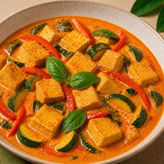 Curry Rojo con Tofu