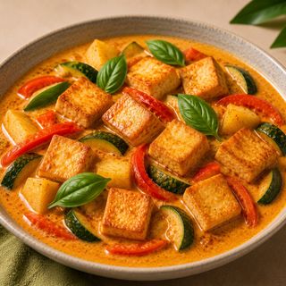 Curry Chu Chi con Tofu