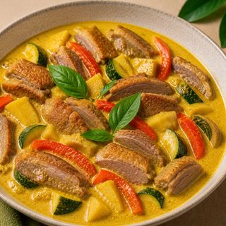 Curry Amarillo con Pato