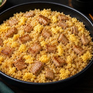 Egg fried Rice with Pork