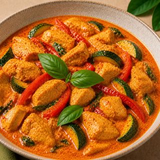 Curry Rojo con Pollo