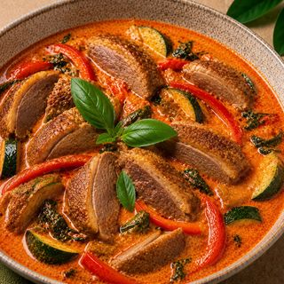 Curry Rojo con Pato