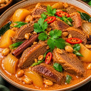 Curry Massaman con Pato