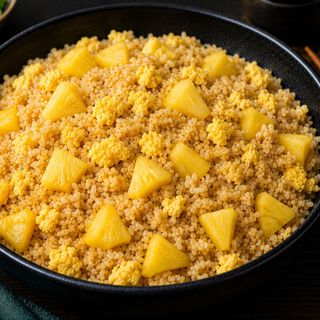 Egg Fried Rice with Pineapple
