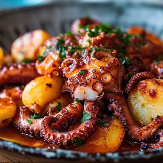 Pulpo con cachelos