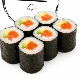 101. Maki De Salmón Y Aguacate