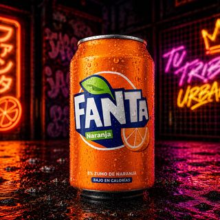 Fanta Naranja lata 330ml.