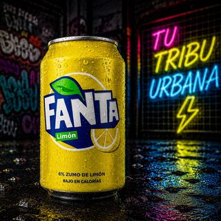 Fanta Limón lata 330ml.