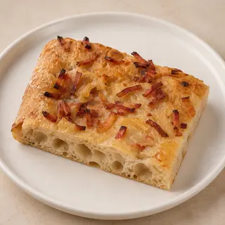 Focaccia bacon