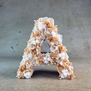 Letra Flores Preservadas "A"