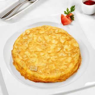 Tortilla Entera con Cebolla
