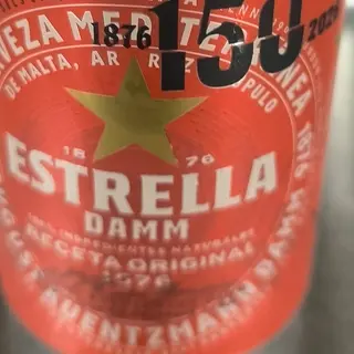 Cerveza estrella lata