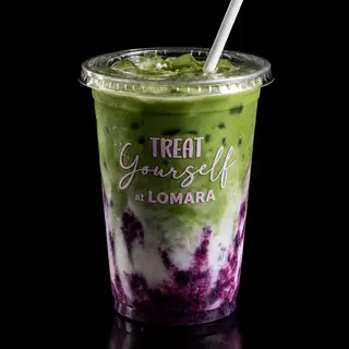 ICED BLUEBERRY MATCHA