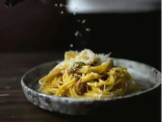 Pasta Con Salsa De Espinacas