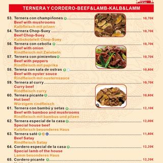 58. Ternera Con Salsa De Ostras