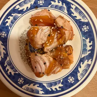 Sashimi salmón flameado