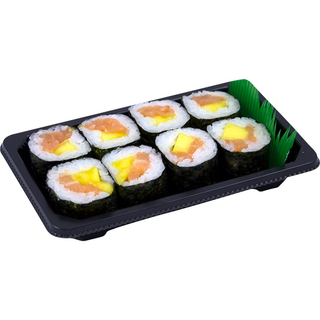 Rollo california de salmón y mango (8 uds.)