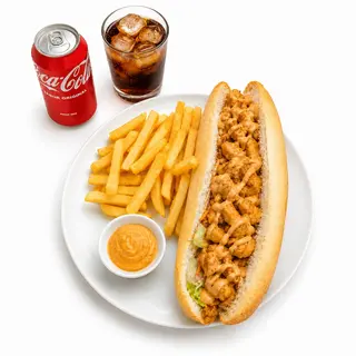 Menú Bocadillo con Patatas y bebida