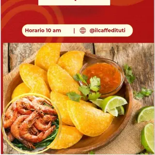 X 4 Empanadas de gambas + surimi