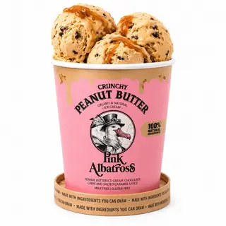 Helado de Crema de Cacahuete Crujiente