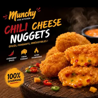 Brutal Munchy Chili Cheese Nuggets (9 Unidades)
