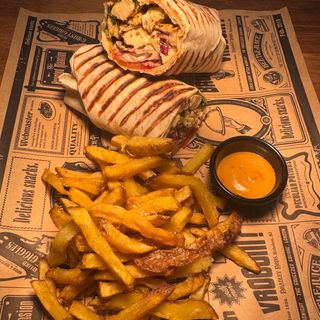 Wrap de crispy fish