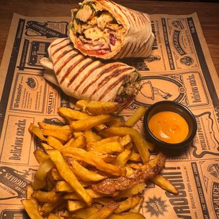 Wrap de cordon blue