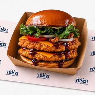 Double Chicken Crispy Barbecue Smokey Honey Yumzi