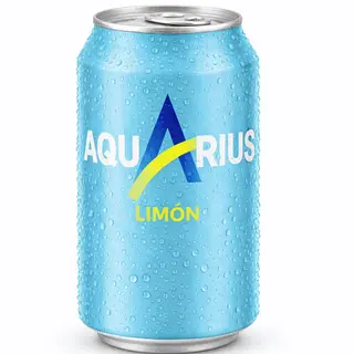 Aquarius Limón lata 330ml.