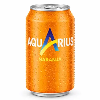 Aquarius Naranja lata 330ml.